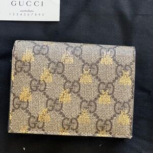GUCCI Supreme Bee Compact Wallet